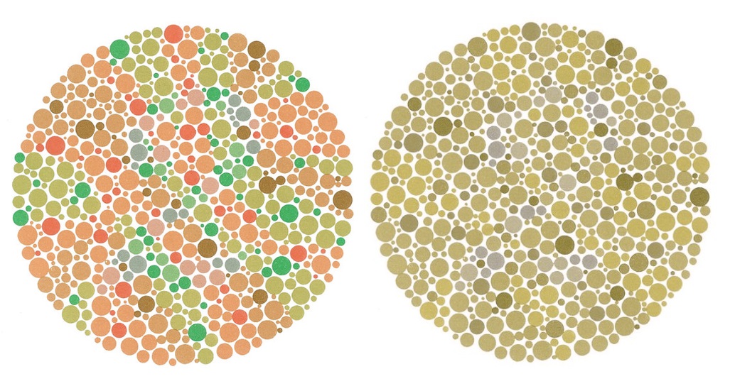Ishihara test protanopia color blind test